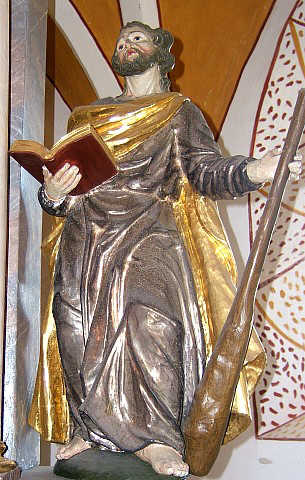 Apostel Juda Thaddäus mit Marterwerkzeug Keule