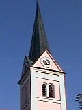 Vom Kirchturm in  W.... sieht man weit in den Landkreis